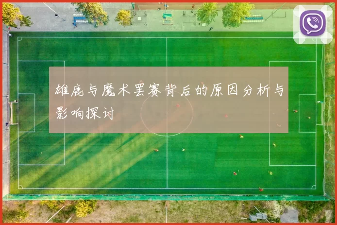 雄鹿与魔术罢赛背后的原因分析与影响探讨